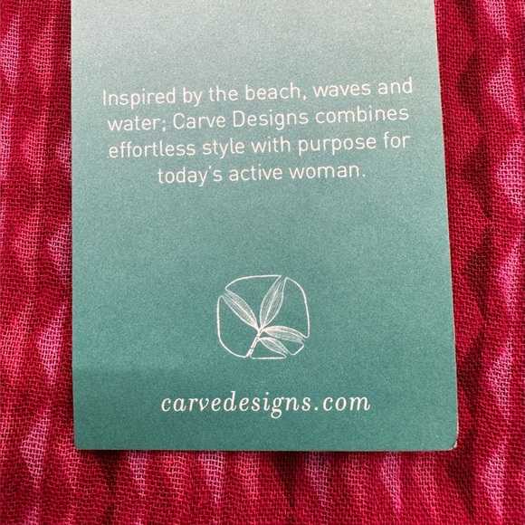 Carve Designs Women’s XL Dylan Strawberry Alpine Cotton Gauze Henley Blouse NWT - Picture 9 of 13